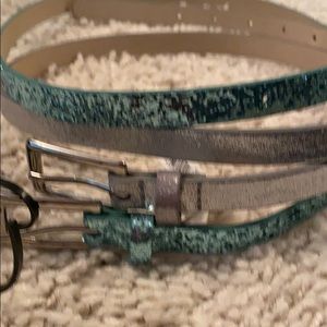 Pair of Apt 9 belts